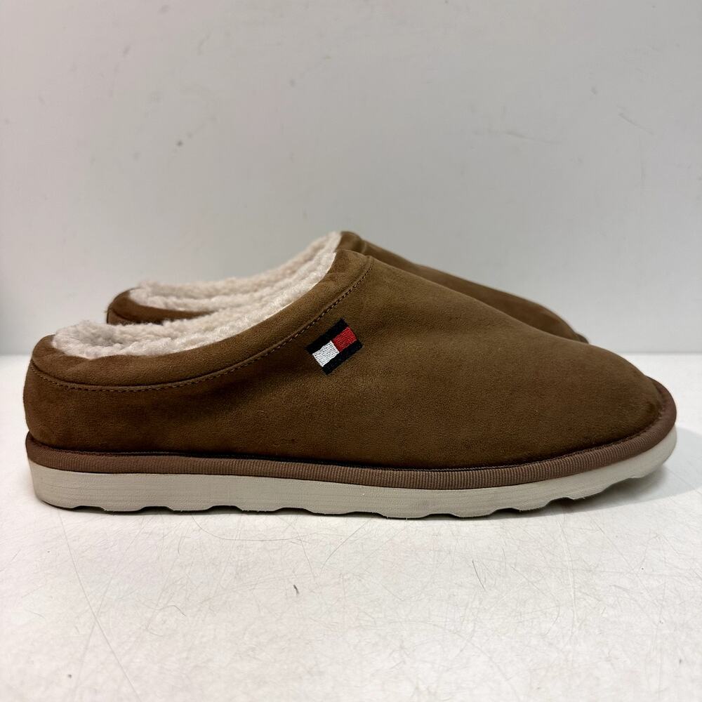 WORN ONCE Tommy Hilfiger Men's Welly Slipper Faux Suede Shearling Lined 9